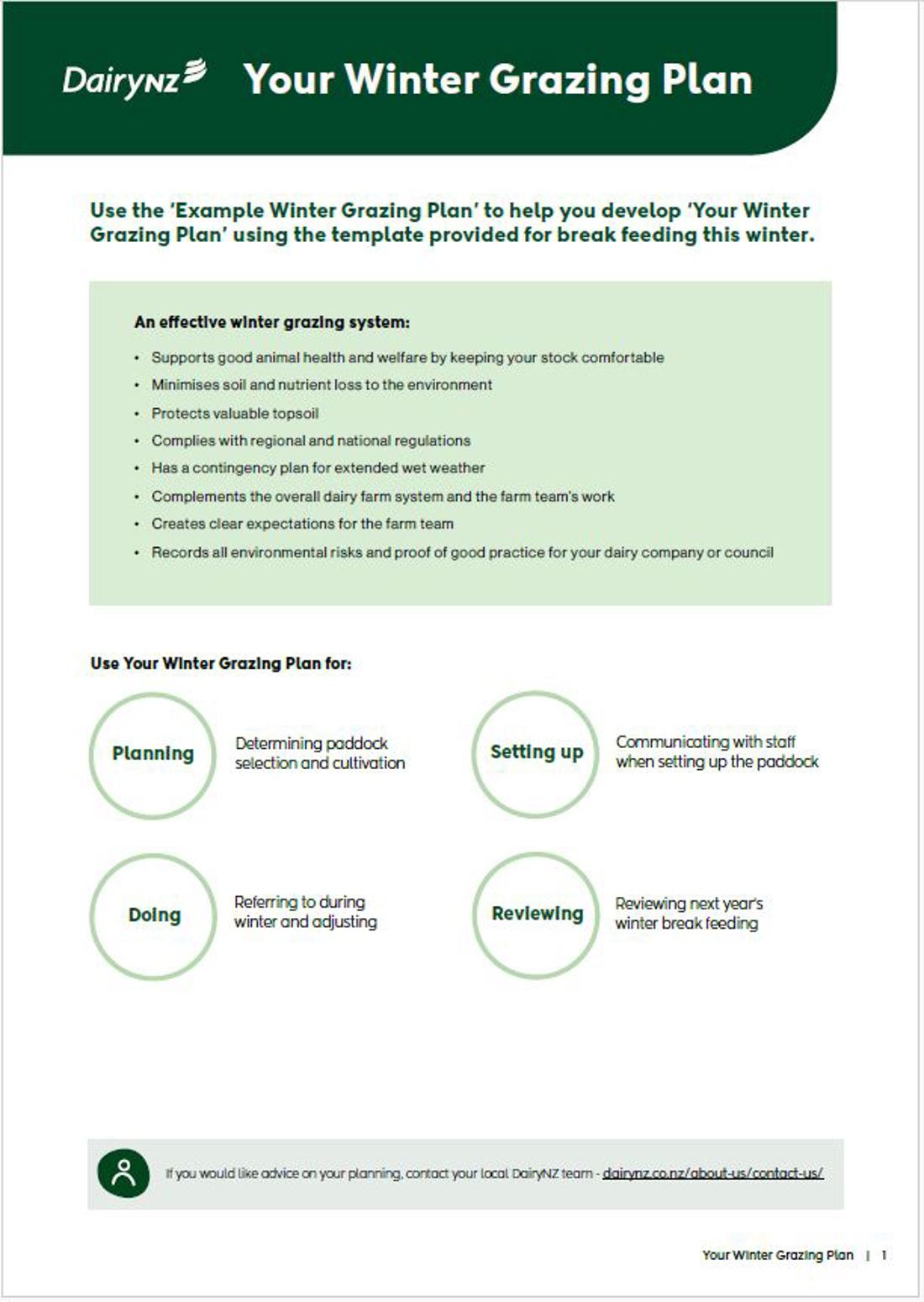 Your Winter Grazing Plan Image