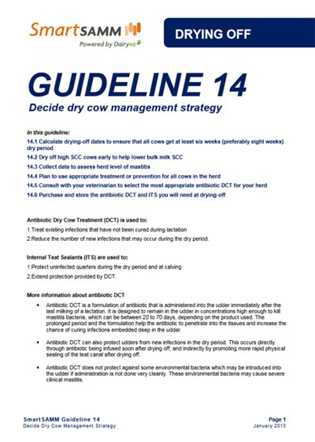 Guideline 14