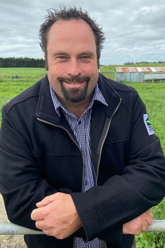 Dairy farmer Richard McIntyre from Levin